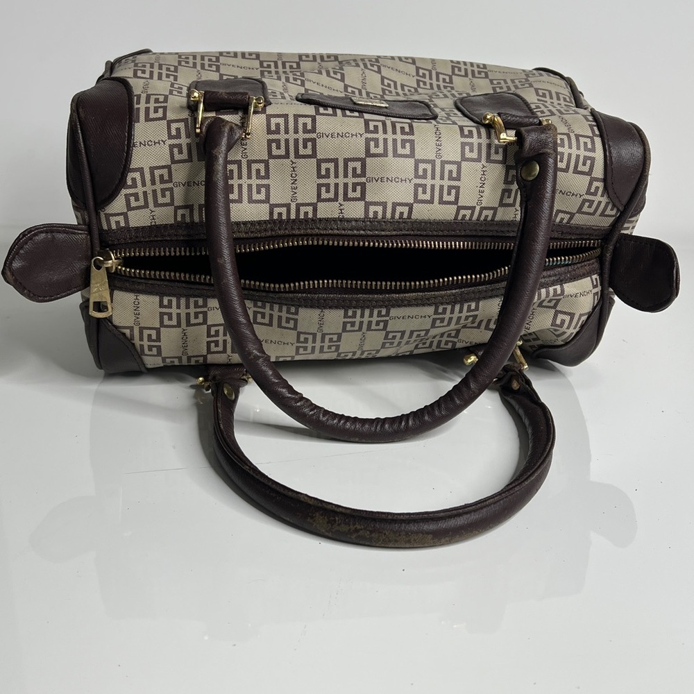 Givenchy Vintage Top Double Handle Zip Top Boston Bag - Picture 12 of 14